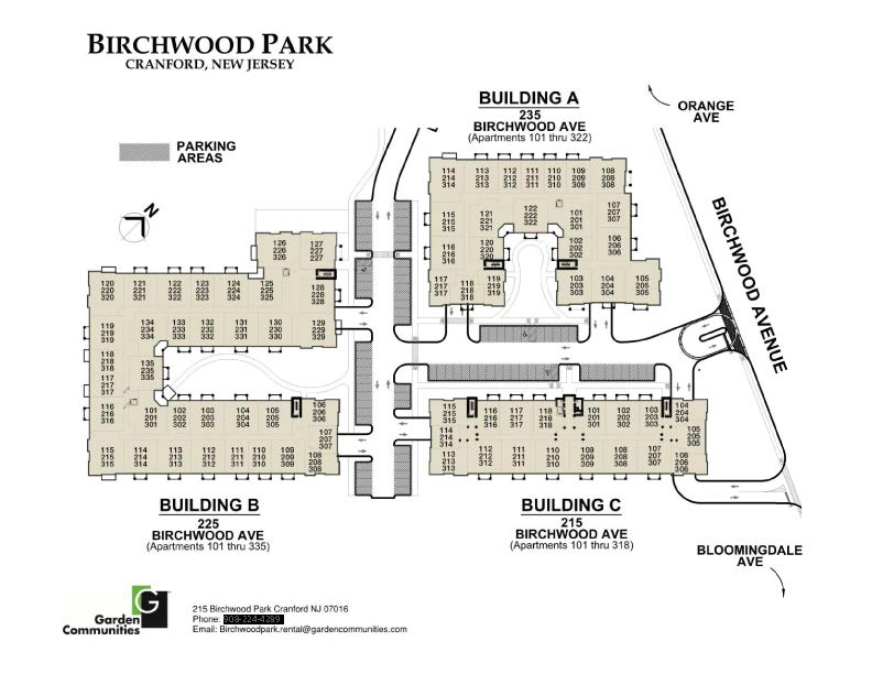 Birchwood Park New 1 & 2 Bedroom Apartments in Cranford, NJ